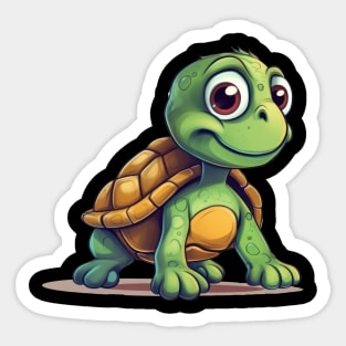 The newest addition to our family, our little turtle kid Sticker